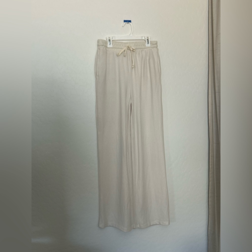 Shosho Cream Knit Lounge Pants